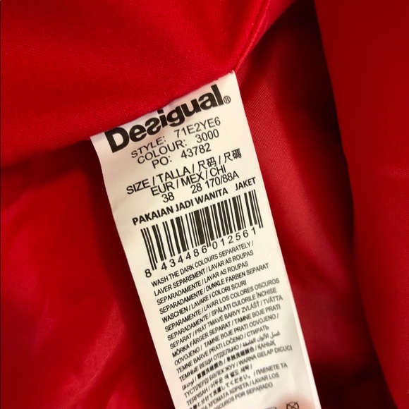 DESIGUAL FALL COAT/SIZE 38/BRAND NEW - Picture 12 of 14